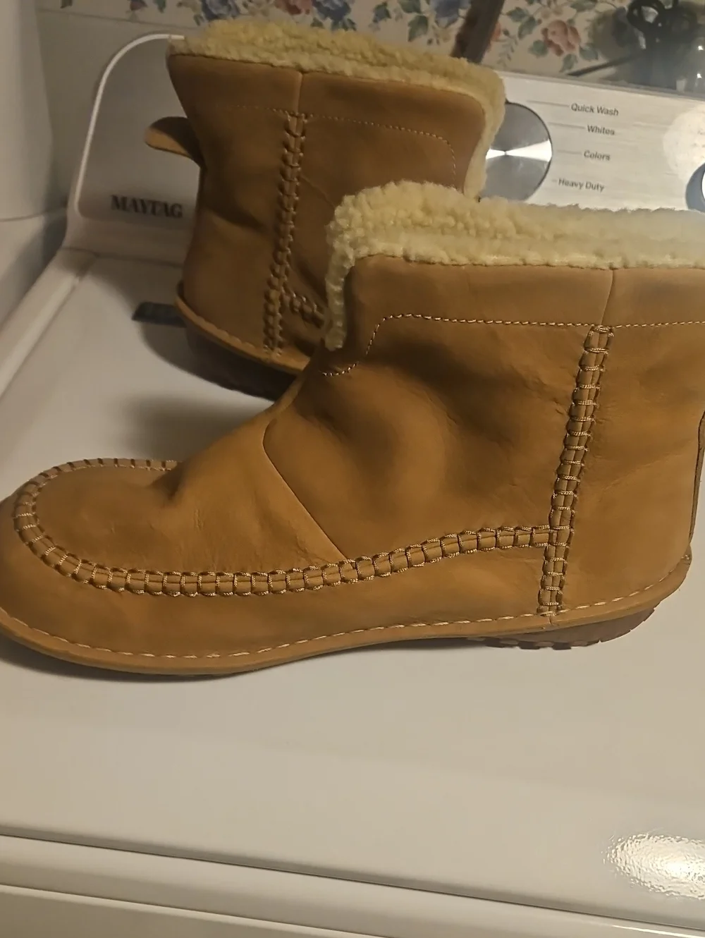 Sorel Mens Bota Chestnut Faux-Sherpa Lined